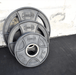7' Hard Chrome Triple Bearing Olympic Bar and Bumper Plate Set - Sweatfully