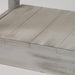 Rustic Wood Square Side Table with Shelf - Sweatfully