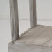 Rustic Wood Square Side Table with Shelf - Sweatfully