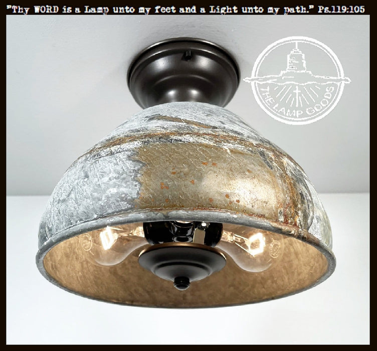 Rustic Bucket Farmhouse Light Fixture - Sweatfully