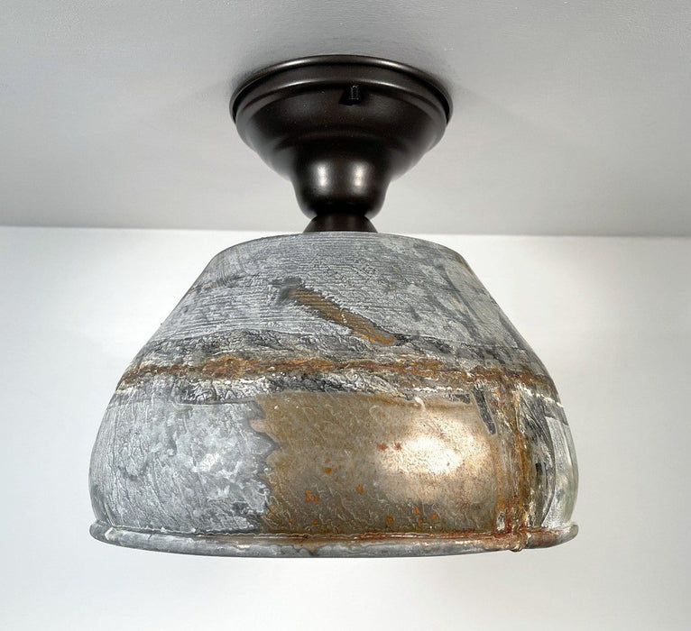 Rustic Bucket Farmhouse Light Fixture - Sweatfully