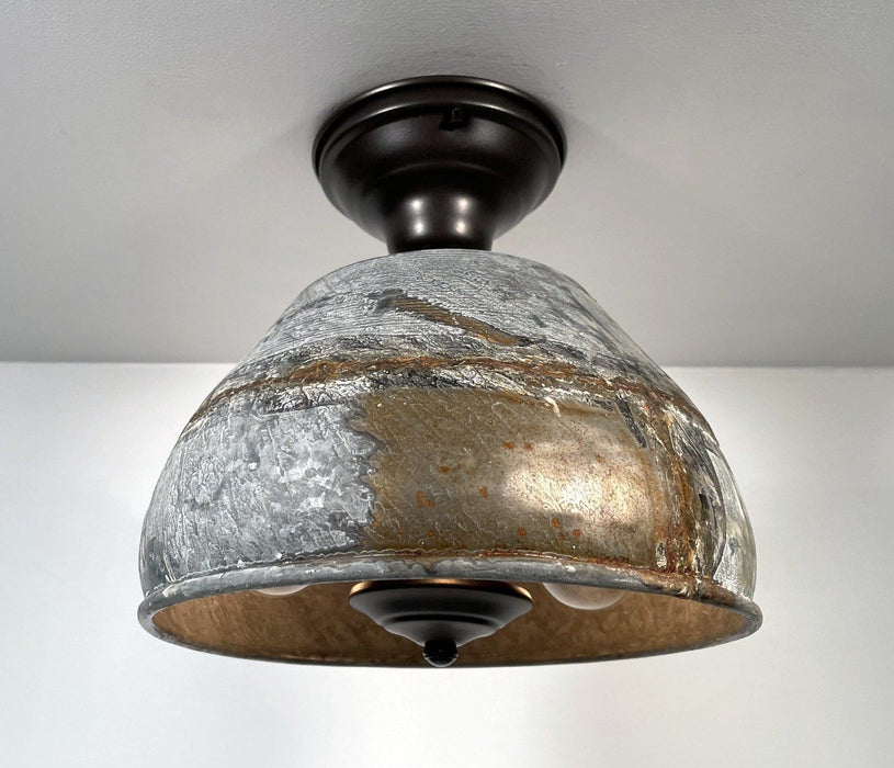 Rustic Bucket Farmhouse Light Fixture - Sweatfully