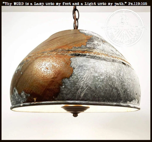 Large Rustic Bucket Chandelier Light - Sweatfully