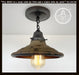 Pre Order -Rustic Industrial Farmhouse Ceiling Light - Sweatfully