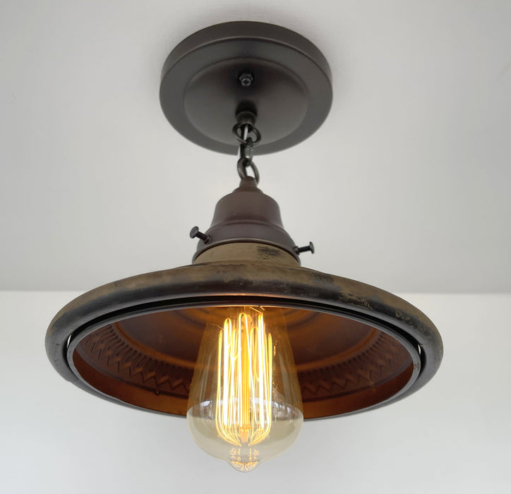 Pre Order -Rustic Industrial Farmhouse Ceiling Light - Sweatfully