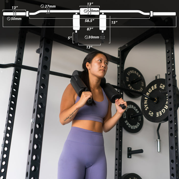 Synergee Safety Squat Bar - Sweatfully
