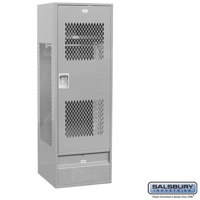 Salsbury 24" Wide Vented Gear Metal Locker - 6 Feet High - 24 Inches Deep