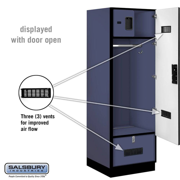 Salsbury 24" Wide Designer Wood Gear Locker - 6 Feet High - 24 Inches Deep