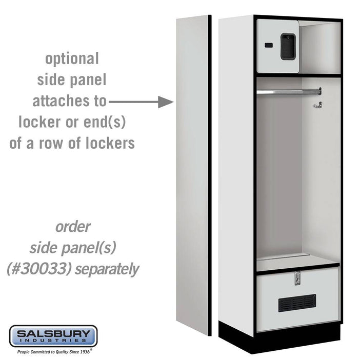 Salsbury 24" Wide Designer Wood Open Access Locker - 6 Feet High - 18 Inches Deep