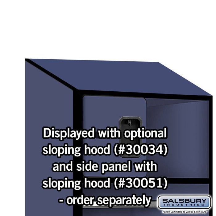 Salsbury 24" Wide Designer Wood Open Access Locker - 6 Feet High - 18 Inches Deep