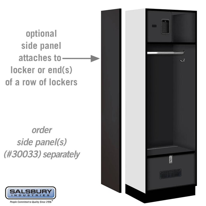 Salsbury 24" Wide Designer Wood Open Access Locker - 6 Feet High - 18 Inches Deep