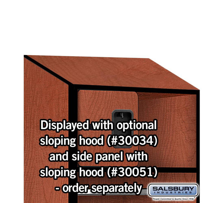 Salsbury 24" Wide Designer Wood Open Access Locker - 6 Feet High - 18 Inches Deep