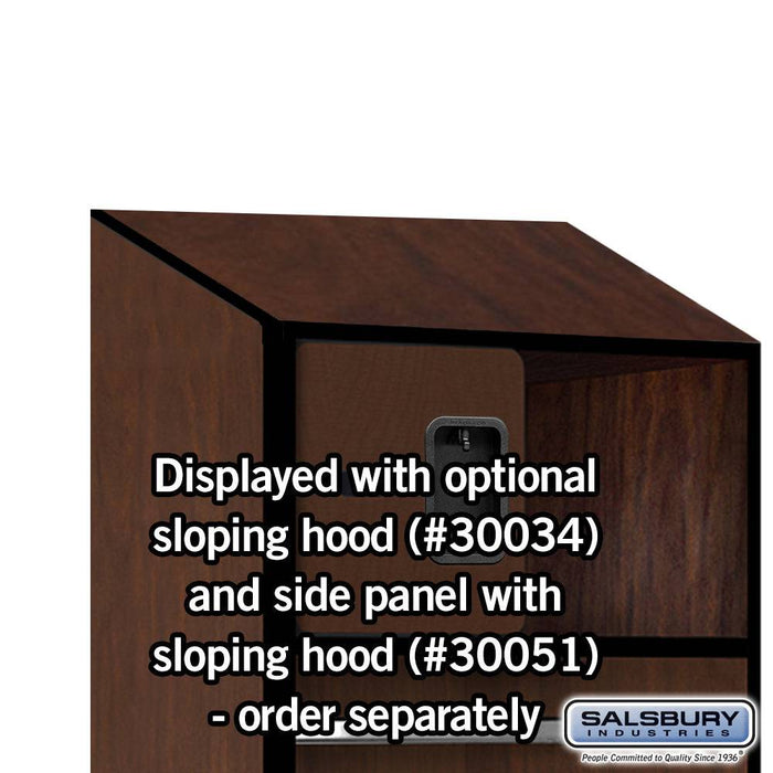 Salsbury 24" Wide Designer Wood Open Access Locker - 6 Feet High - 18 Inches Deep