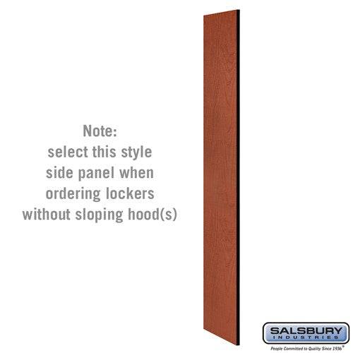 Salsbury Side Panel - for Open Access Designer Locker and Designer Gear Locker - 18 Inches Deep - with Sloping Hood