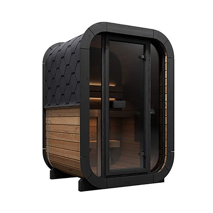 SaunaLife Model CL3G Cube-Series Outdoor 2-Person Home Sauna Kit (SAK23721) - Sweatfully