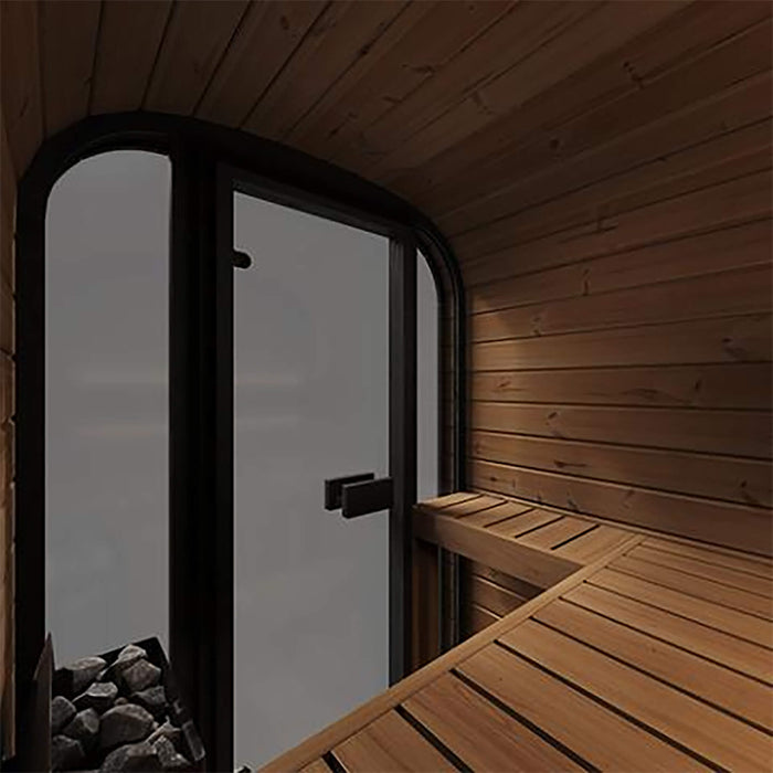 SaunaLife Model CL3G Cube-Series Outdoor 2-Person Home Sauna Kit (SAK23721) - Sweatfully