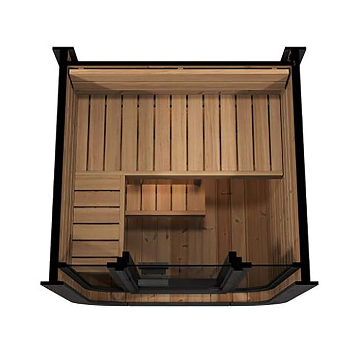 SaunaLife Model CL3G Cube-Series Outdoor 2-Person Home Sauna Kit (SAK23721) - Sweatfully