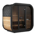SaunaLife Model CL4G 3-Person Cube-Series Luxury Wooden Outdoor Home Sauna Kit [SL-MODELCL4G] (SAK92610) - Sweatfully