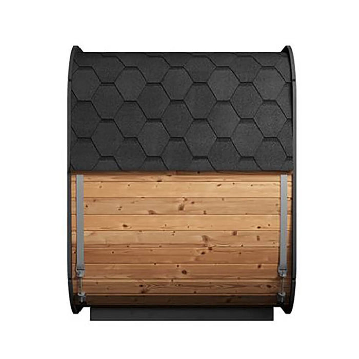 SaunaLife Model CL5G 4-Person Cube-Series Luxury Wooden Outdoor Home Sauna Kit [SL-MODELCL5G] (SAK91835) - Sweatfully