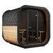 SaunaLife Model CL7G 6-Person Cube-Series Luxury Wooden Outdoor Home Sauna Kit [SL-MODELCL7G] (SAK95274) - Sweatfully