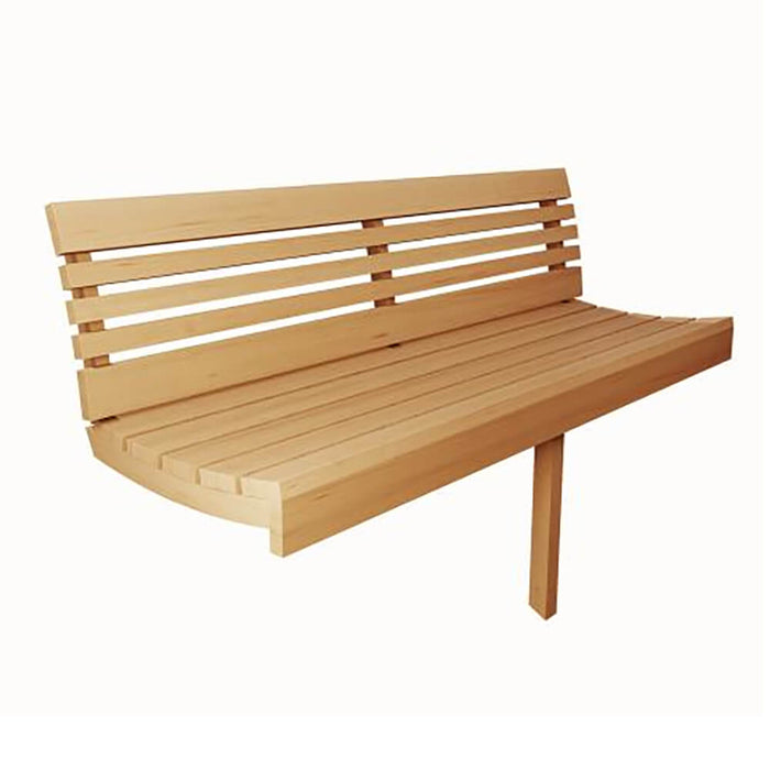 SaunaLife Model E7G Ergo Series 4-Person Outdoor Sauna Barrel With Glass Front [SL-MODELE7G] (SAK81934) - Sweatfully