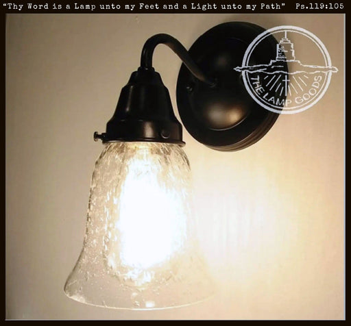 Seeded Glass Wall SCONCE Light - Sweatfully