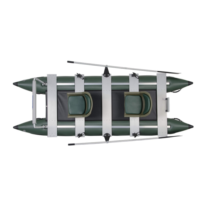 Sea Eagle 375FC FoldCat 2 Persons Inflatable Fishing Lightweight Pontoon Boat [375FC] (SAK34652) - Sweatfully