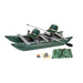 Sea Eagle 375FC FoldCat 2 Persons Inflatable Fishing Lightweight Pontoon Boat [375FC] (SAK34652) - Sweatfully