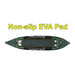 Sea Eagle 385FTA FastTrack 2 Persons Angler Inflatable Hunter Green Fishing Kayak, 12FT [385FTA] (SAK80139) - Sweatfully