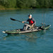 Sea Eagle 385FTA FastTrack 2 Persons Angler Inflatable Hunter Green Fishing Kayak, 12FT [385FTA] (SAK80139) - Sweatfully