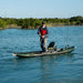 Sea Eagle 385FTA FastTrack 2 Persons Angler Inflatable Hunter Green Fishing Kayak, 12FT [385FTA] (SAK80139) - Sweatfully