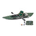 Sea Eagle 385FTA FastTrack 2 Persons Angler Inflatable Hunter Green Fishing Kayak, 12FT [385FTA] (SAK80139) - Sweatfully