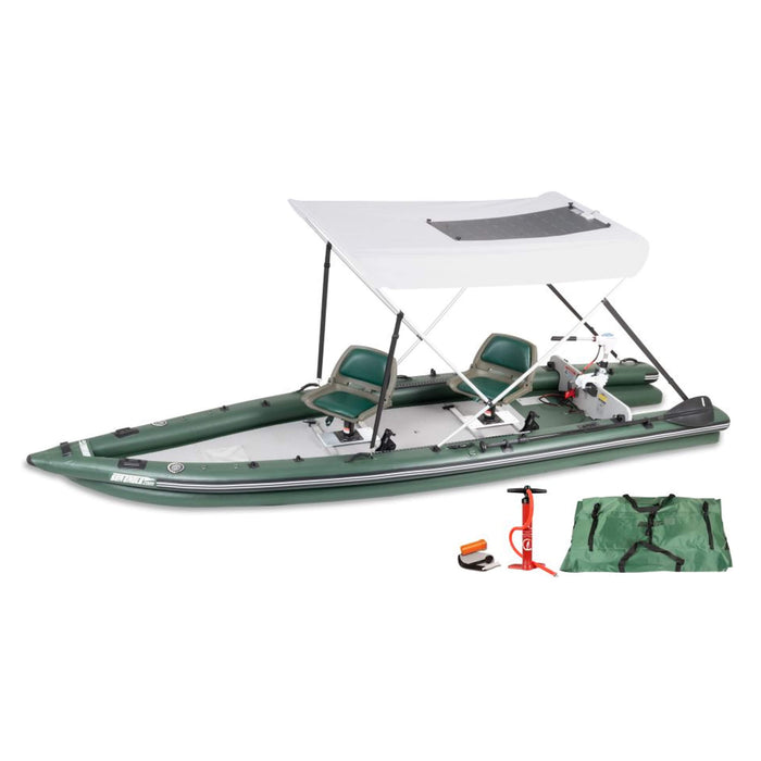 Sea Eagle Boats FSK16K FishSkiff™ Inflatable Fishing Boat, 16FT (SAK57351) - Sweatfully