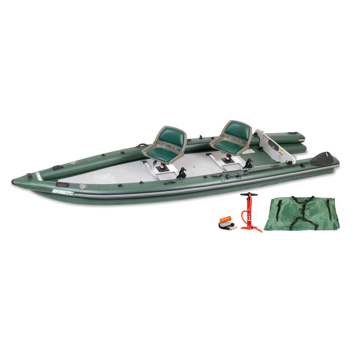 Sea Eagle Boats FSK16K FishSkiff™ Inflatable Fishing Boat, 16FT (SAK57351) - Sweatfully