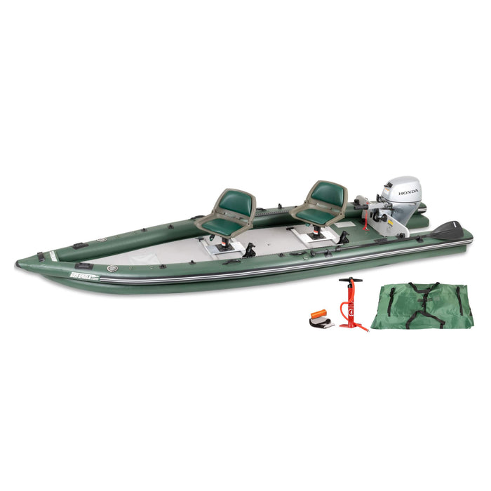 Sea Eagle Boats FSK16K FishSkiff™ Inflatable Fishing Boat, 16FT (SAK57351) - Sweatfully