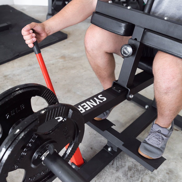 Synergee Seated Calf Raise Machine - Sweatfully