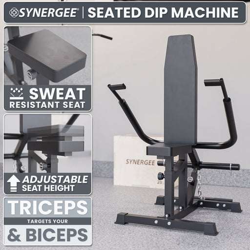 Synergee Seated Dip Machine - Sweatfully