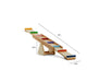 Willow- Rainbow Seesaw and Balance Beam - Sweatfully