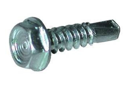 #10-16 x 3/4" Hex Washer Head, #3 Point Self Drilling Screws, Zinc Cr+3 (8,000-pk) - Sweatfully