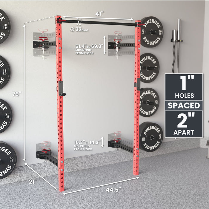 Synergee 2200 Series Folding Squat Rack - Sweatfully