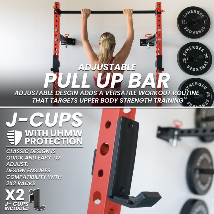 Synergee 2200 Series Folding Squat Rack - Sweatfully