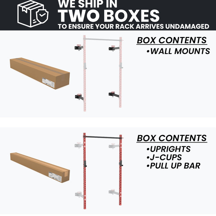 Synergee 2200 Series Folding Squat Rack - Sweatfully