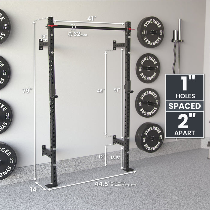 Synergee 2200 Series Wall Mounted Squat Rack - Sweatfully