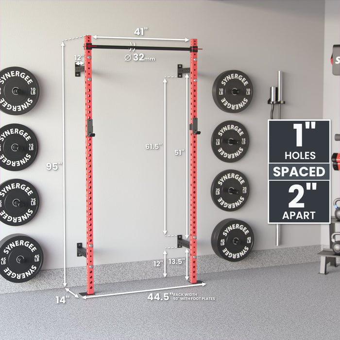 Synergee 2200 Series Wall Mounted Squat Rack - Sweatfully