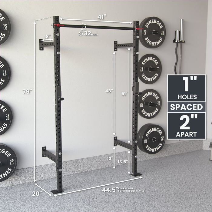 Synergee 2200 Series Wall Mounted Squat Rack - Sweatfully