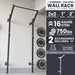 Synergee 2200 Series Wall Mounted Squat Rack - Sweatfully