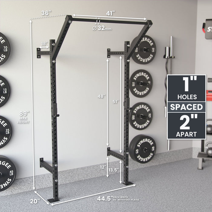 Synergee 2200 Series Wall Mounted Squat Rack - Sweatfully