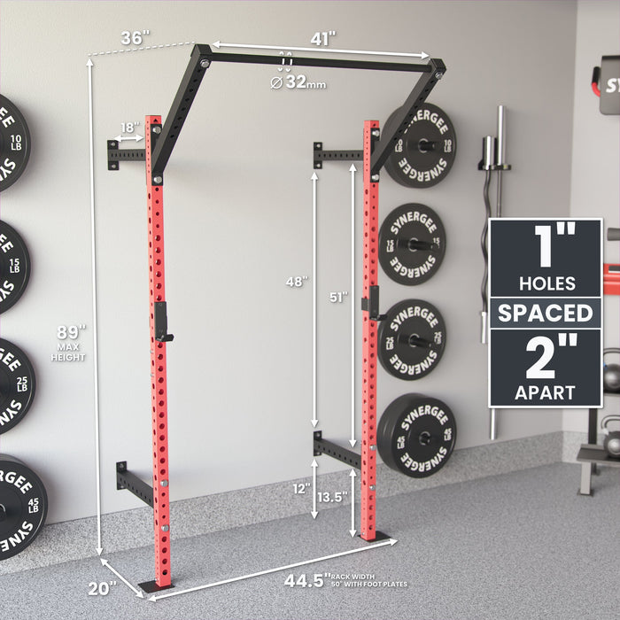 Synergee 2200 Series Wall Mounted Squat Rack - Sweatfully