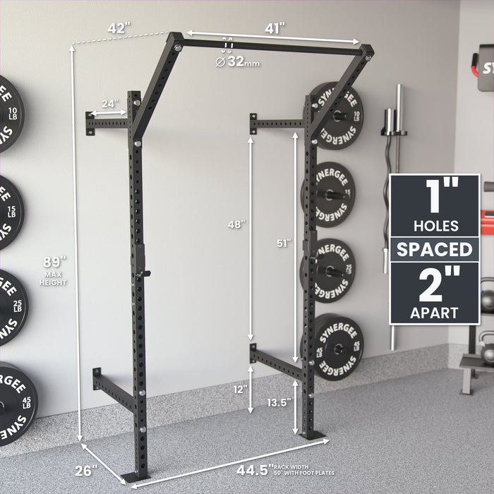 Synergee 2200 Series Wall Mounted Squat Rack - Sweatfully