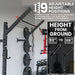 Synergee 2200 Series Wall Mounted Squat Rack - Sweatfully